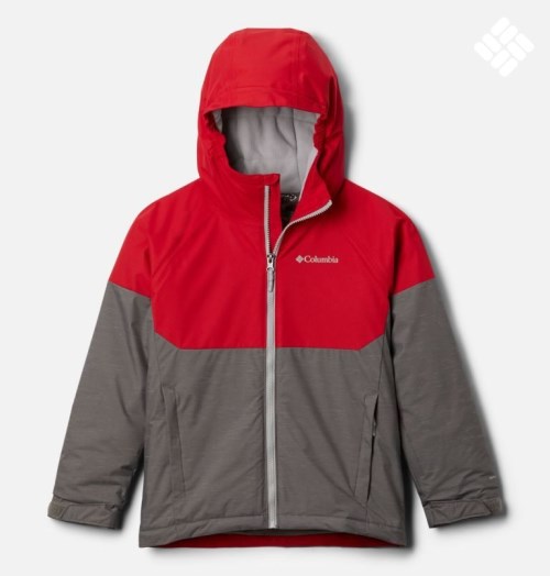 Kids' Columbia Alpine Action II Jackets Red / Dark Grey | CA-ECL48