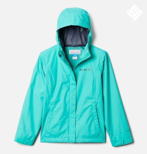 Kids' Columbia Arcadia Jackets Turquoise | CA-M0L58