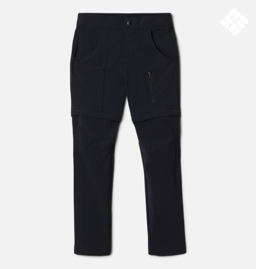 Kids' Columbia Frontrange Convertible Pants Black | CA-M48L5