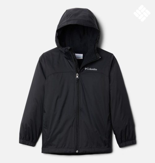 Kids' Columbia Glennaker Sherpa Lined Jackets Black | CA-O8531