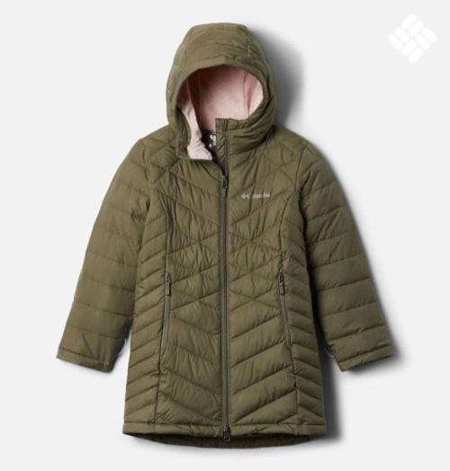 Kids' Columbia Heavenly Long Jackets Olive | CA-U04AC
