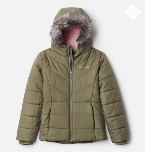 Kids' Columbia Katelyn Crest Jackets Olive | CA-YLA34