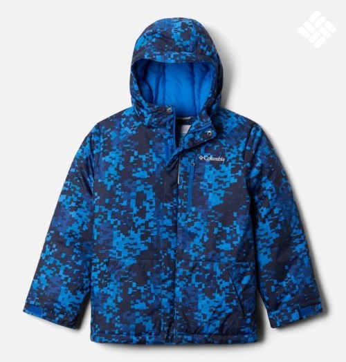 Kids' Columbia Lightning Lift Jackets Blue | CA-T4536