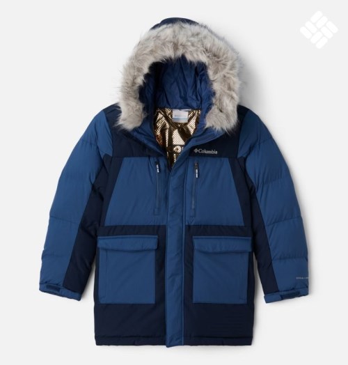 Kids' Columbia Marquam Peak Fusion Omni-Heat Infinity Insulated Jackets Navy | CA-BC8L5