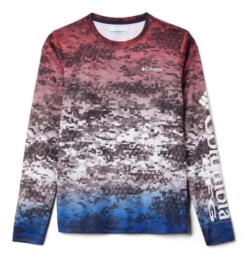 Kids' Columbia PFG Super Terminal Tackle Long Sleeve Sweatshirts Multicolor | CA-VA348