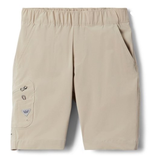 Kids' Columbia PFG Terminal Tackle Shorts Khaki | CA-T6L14