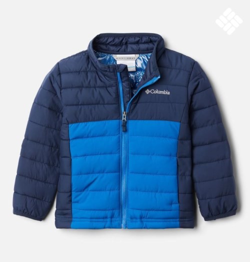 Kids' Columbia Powder Lite Jackets Navy | CA-O5CL4