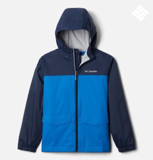 Kids' Columbia Rain-Zilla Jackets Navy | CA-ZA4L1