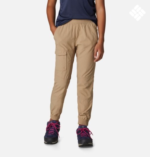Kids' Columbia Silver Ridge Pull-On Banded Pants Khaki | CA-G045C