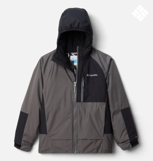 Kids' Columbia Snow Problem Jackets Grey / Black | CA-NC10A