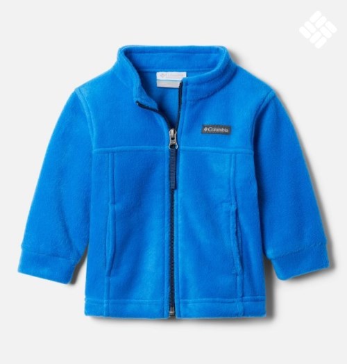 Kids' Columbia Steens Mountain II Fleece Jackets Blue | CA-V0CA8