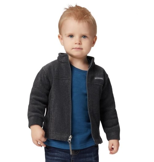 Kids' Columbia Steens Mountain II Fleece Jackets Black | CA-Z43LA