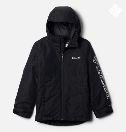 Kids' Columbia Timber Turner Jackets Black | CA-G501A