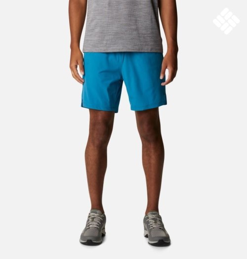 Men's Columbia Alpine Chill Zero Shorts Blue | CA-O1853