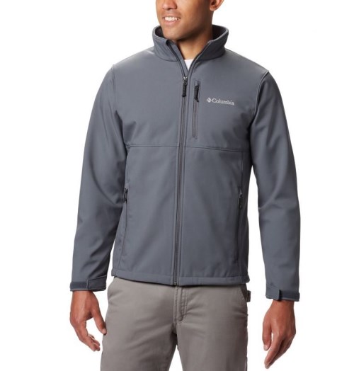 Men's Columbia Ascender Shell Jackets Dark Grey | CA-T5460