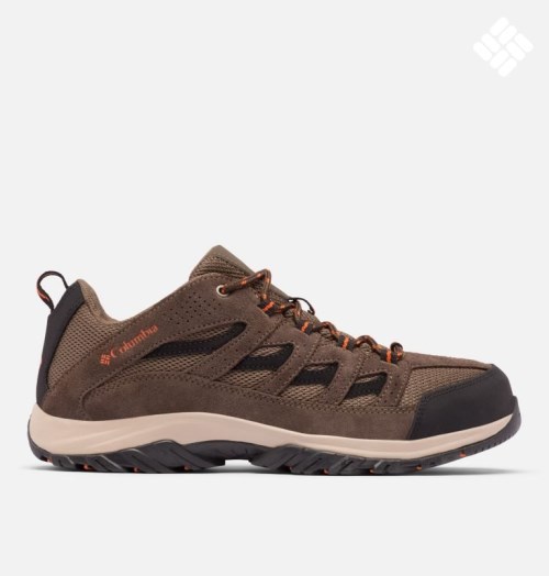 Men's Columbia Crestwood Hiking Shoes Dark Brown | CA-C1068