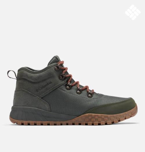 Men's Columbia Fairbanks Mid Hiking Boots Grey | CA-G0A3L
