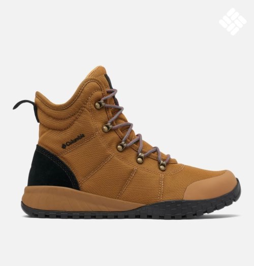 Men's Columbia Fairbanks Omni-Heat Boots Brown | CA-E8036