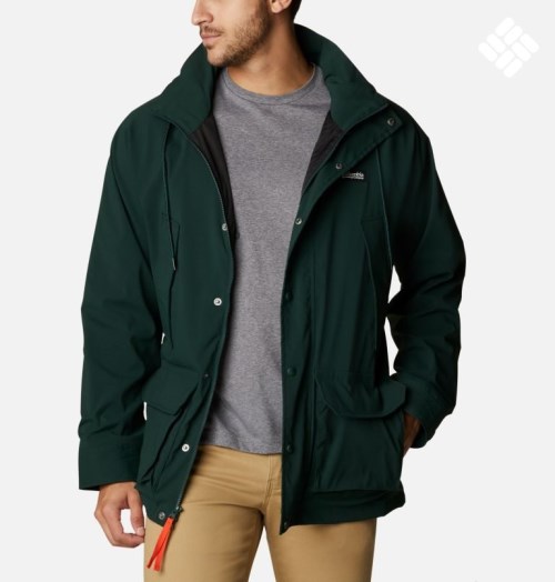 Men's Columbia Field ROC Decoy 1986 Jackets Dark Green | CA-K43CL