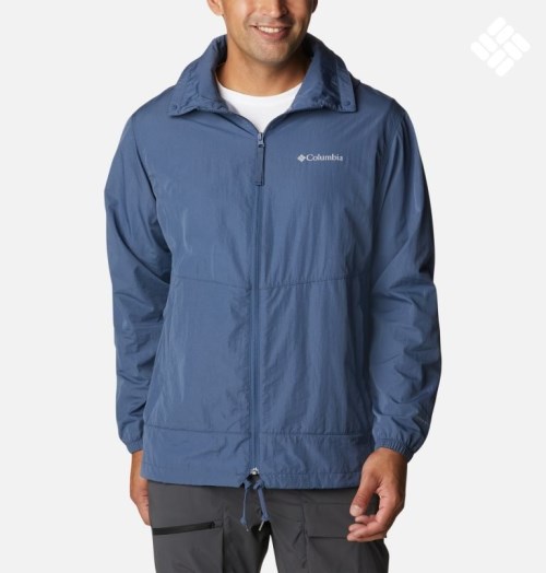 Men's Columbia Garside Jackets Navy | CA-ACL5A