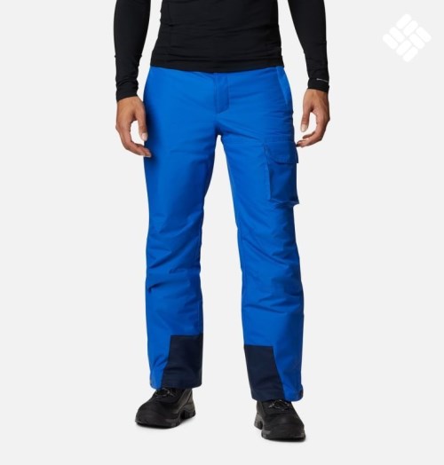 Men's Columbia Hero Snow Pants Blue | CA-Z3A04