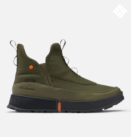 Men's Columbia Hyper-Boreal Metro Hiking Boots Olive | CA-A8A6L