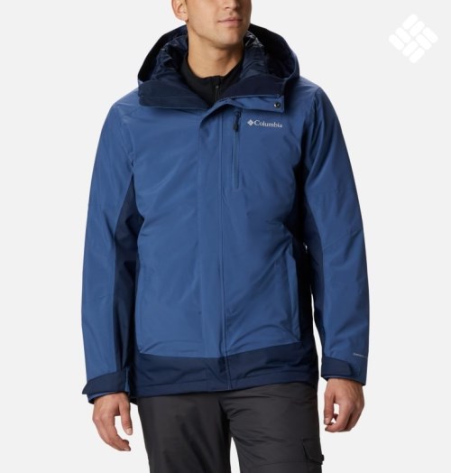 Men's Columbia Lhotse III Interchange Jackets Navy | CA-K5LAC