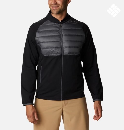 Men's Columbia Omni-Wick in the Element Jackets Black | CA-B6CAL