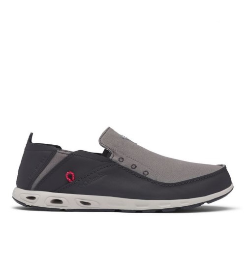 Men's Columbia PFG Bahama Vent Boat Shoes Grey | CA-C5C10