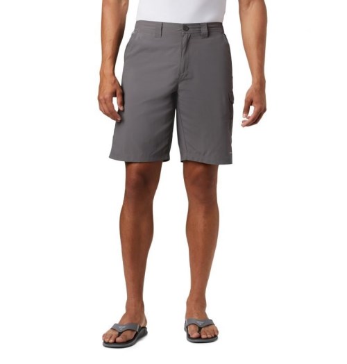 Men's Columbia PFG Blood 'N Guts Shorts Dark Grey | CA-C5301
