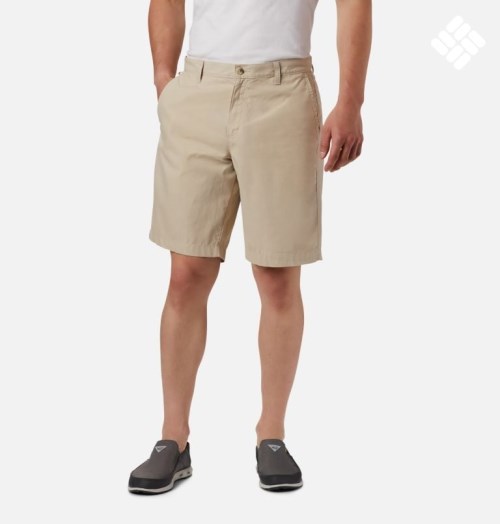 Men's Columbia PFG Bonehead II Shorts Khaki | CA-R0A18