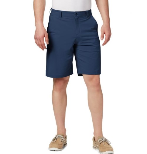 Men's Columbia PFG Grander Marlin II Offshore Shorts Navy | CA-WL540