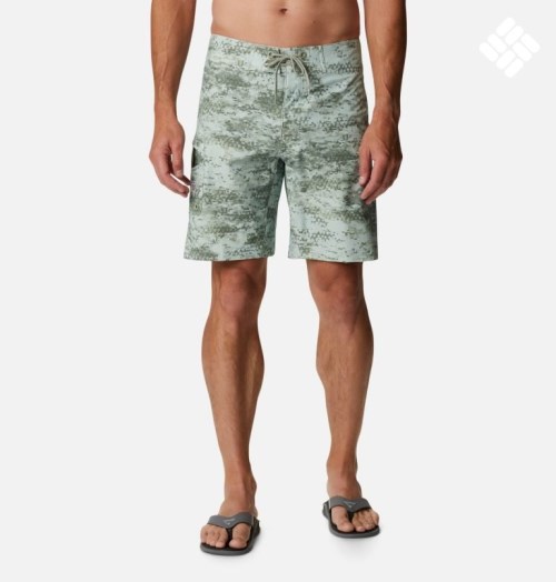 Men's Columbia PFG Offshore II Board Shorts Camo | CA-AAL38