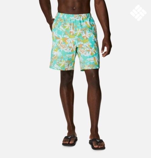 Men's Columbia PFG Super Backcast Water Shorts Flower | CA-LLA34