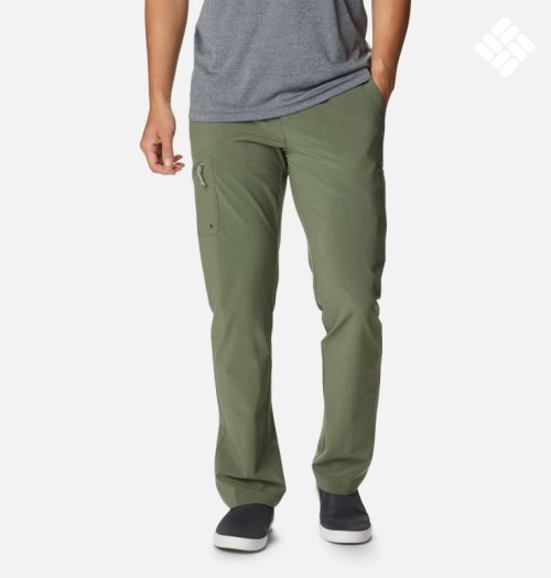 Men's Columbia PFG Terminal Tackle Pants Olive | CA-SL465