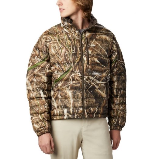 Men's Columbia PHG Widgeon Wader Heat Seal Liner Jackets Olive | CA-L5436