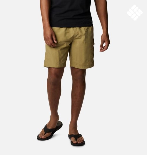 Men's Columbia Palmerston Peak Sport Shorts Khaki | CA-M6413