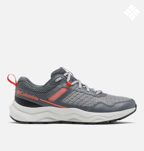 Men's Columbia Plateau Hiking Shoes Grey | CA-TL134