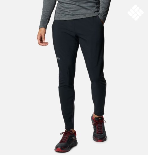 Men's Columbia Rogue Runner Train Pants Black | CA-JL156