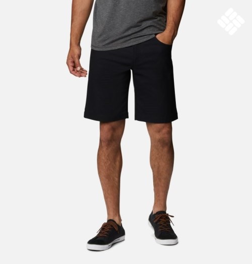 Men's Columbia Rugged Ridge Outdoor Shorts Black | CA-G31AL