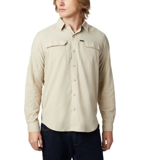 Men's Columbia Silver Ridge 2.0 Long Sleeve Shirts Khaki | CA-DAC8L