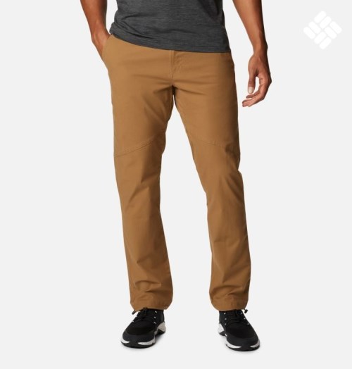 Men's Columbia Wallowa Belted Pants Brown | CA-ULA43