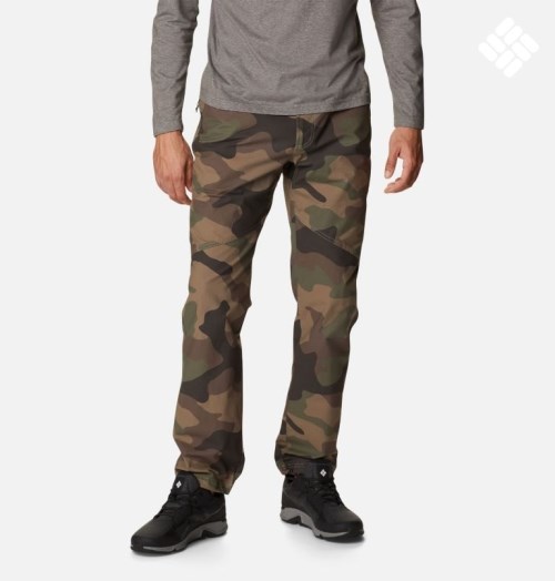 Men's Columbia Wallowa Belted Pants Camo | CA-W5LCA