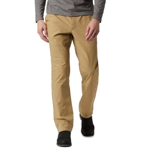Men's Columbia Washed Out Pants Khaki | CA-F0L51