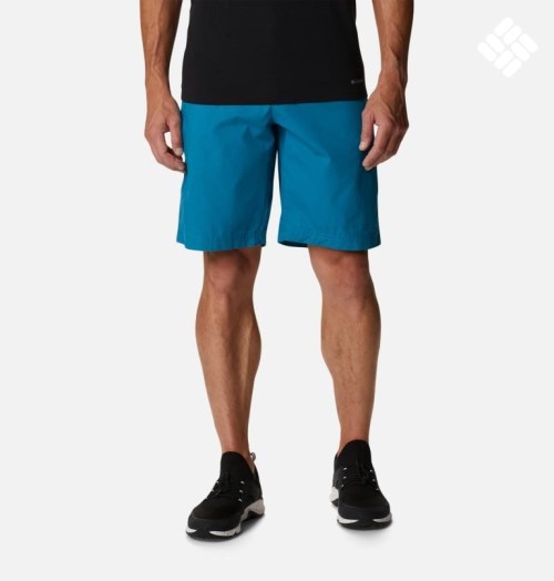 Men's Columbia Washed Out Shorts Blue | CA-U56CL