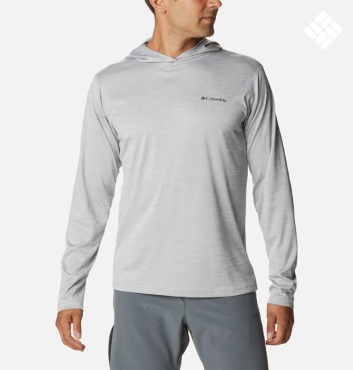 Men's Columbia Zero Rules Hoodie Light Grey | CA-M84C3