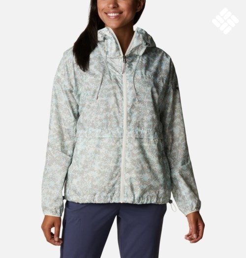 Women's Columbia Alpine Chill Windbreaker Jackets Green | CA-HAC35
