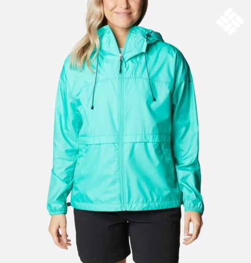 Women's Columbia Alpine Chill Windbreaker Jackets Turquoise | CA-J43C0