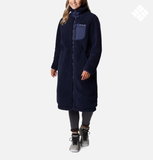 Women's Columbia Archer Ridge Long Jackets Navy | CA-CC85L