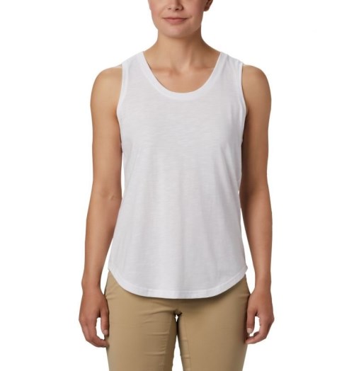 Women's Columbia Cades Cape Tanks White | CA-ZCA31